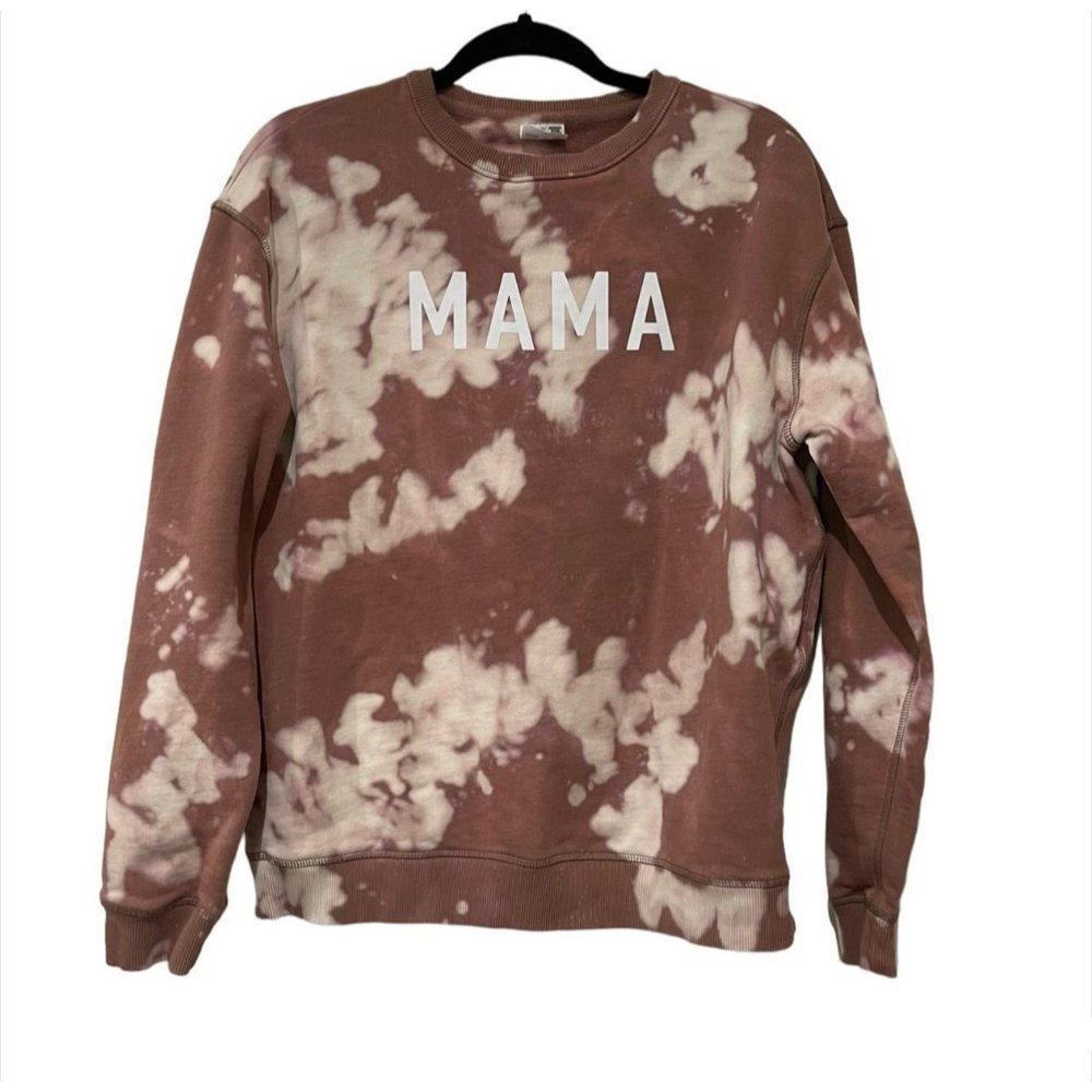 Little Joy Tie Dye MAMA Crewneck Acid Wash